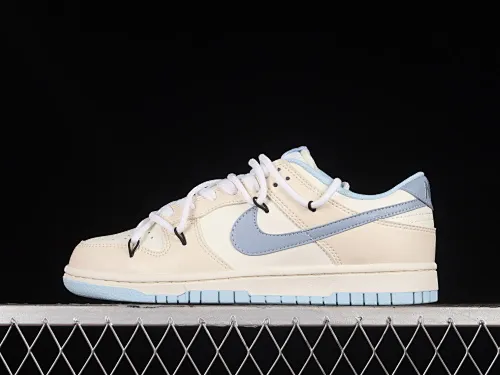 All Categories Nk SB Dunk Series Nk SB Dunk Low Low-top Sneakers Nk Dunk Low Summer Feeling Sea Salt Milk Ice Customized Deconstructed Strap Casual Sneakers DD1503-123